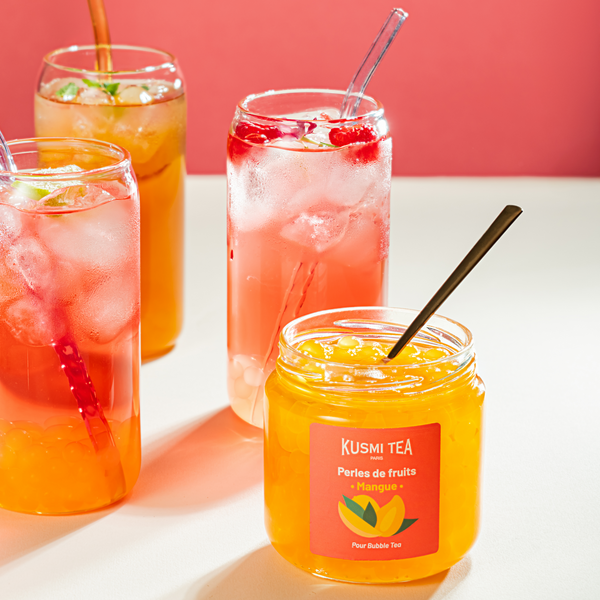 Perles de fruits Mangue . Grand format
