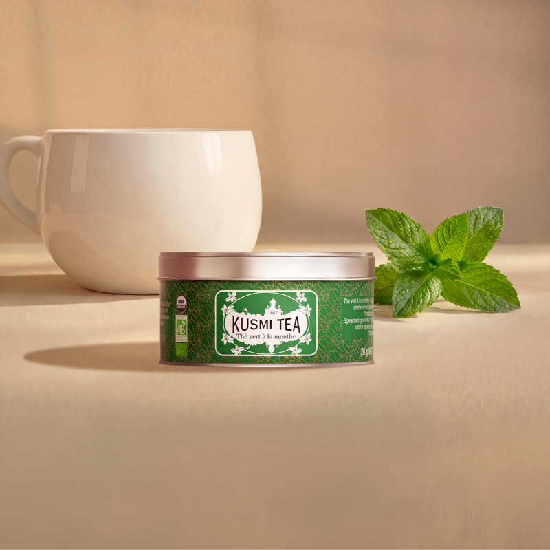 Grüner Tee mit Minze