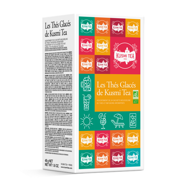 Coffret Les Thés Glacés de Kusmi Tea bio