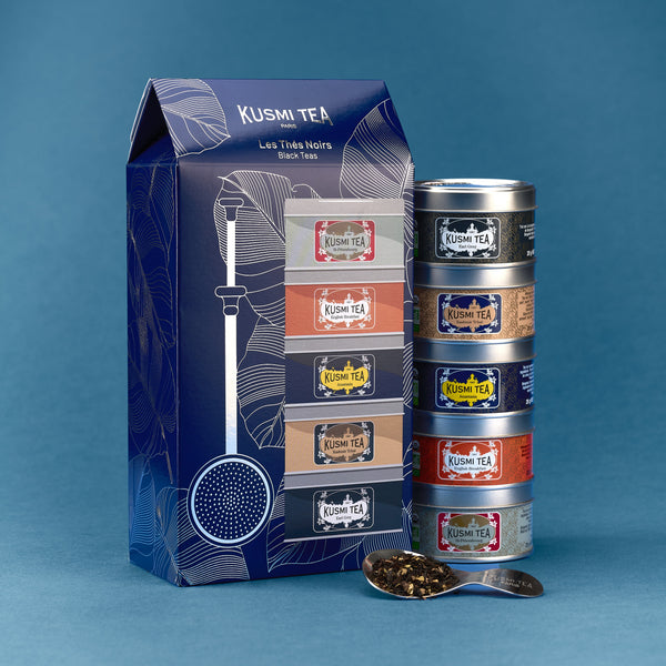 Coffret Les Thés Noirs bio avec infuseur à thé