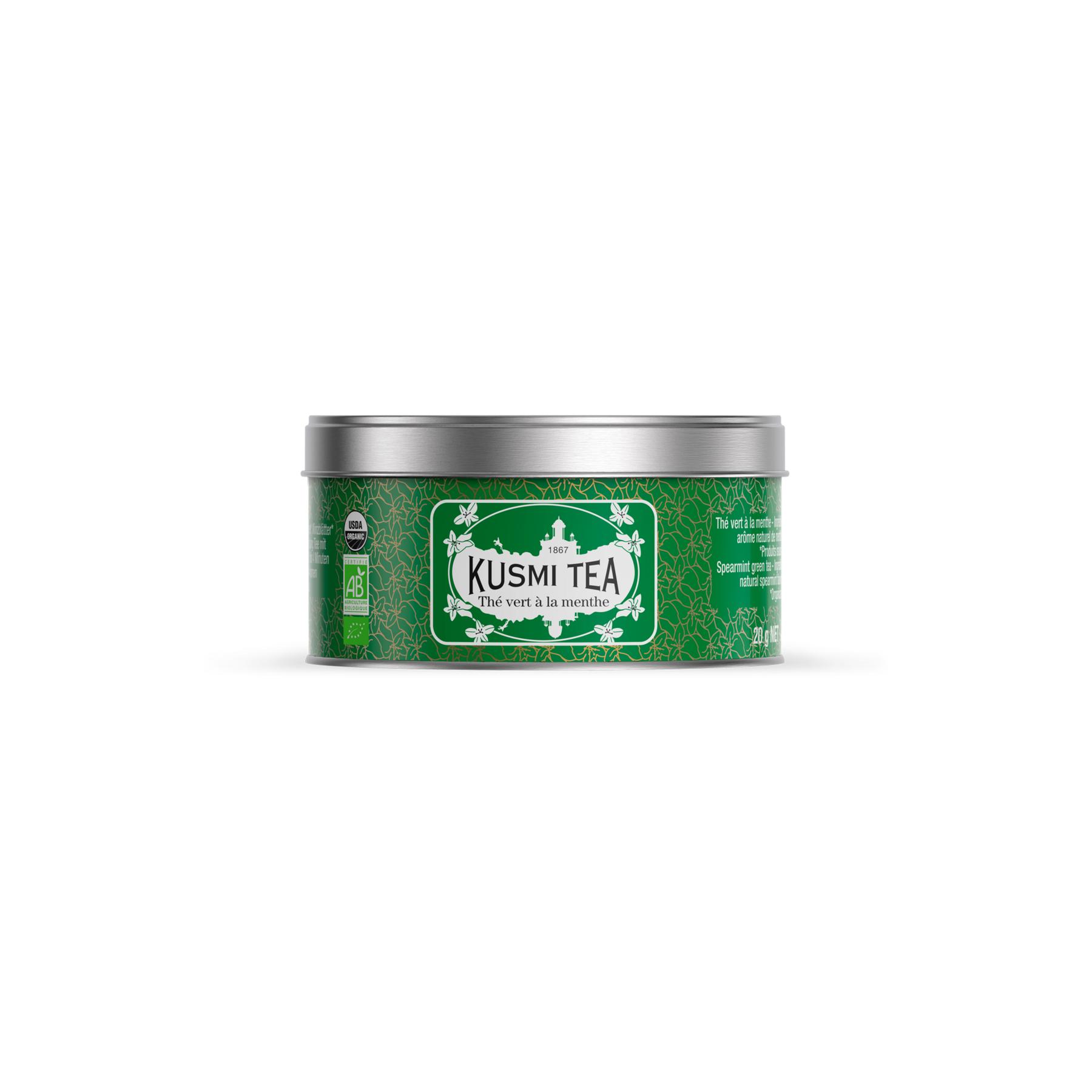 Grüner Tee mit Minze