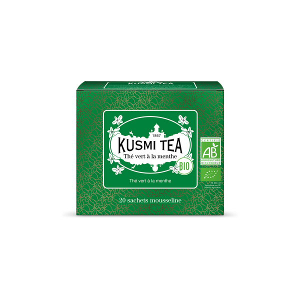 Grüner Tee mit Minze