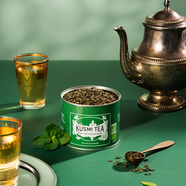 Thé vert à la menthe