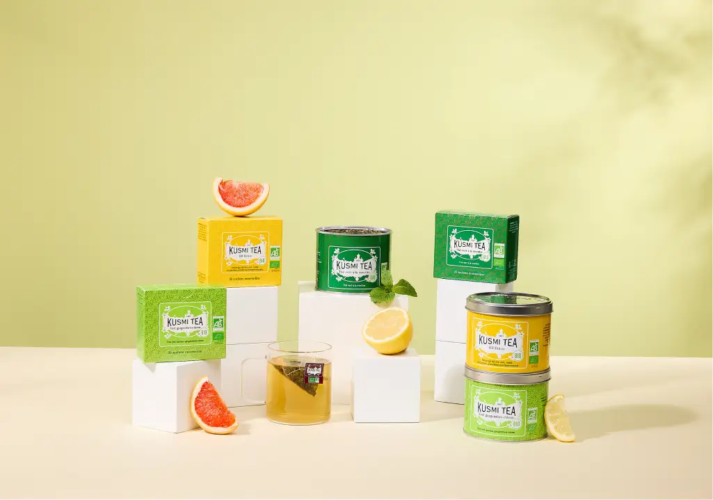 thé vert et théine Kusmi Tea