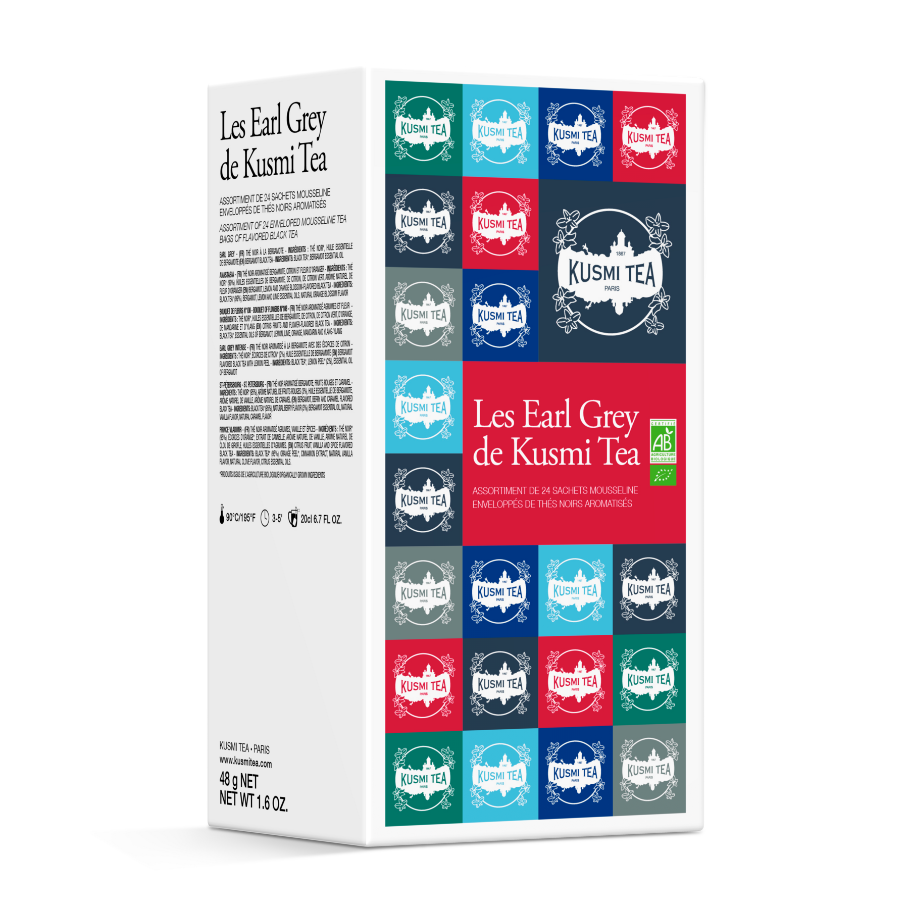 Geschenkbox Kusmi Tea Earl Grey blends bio